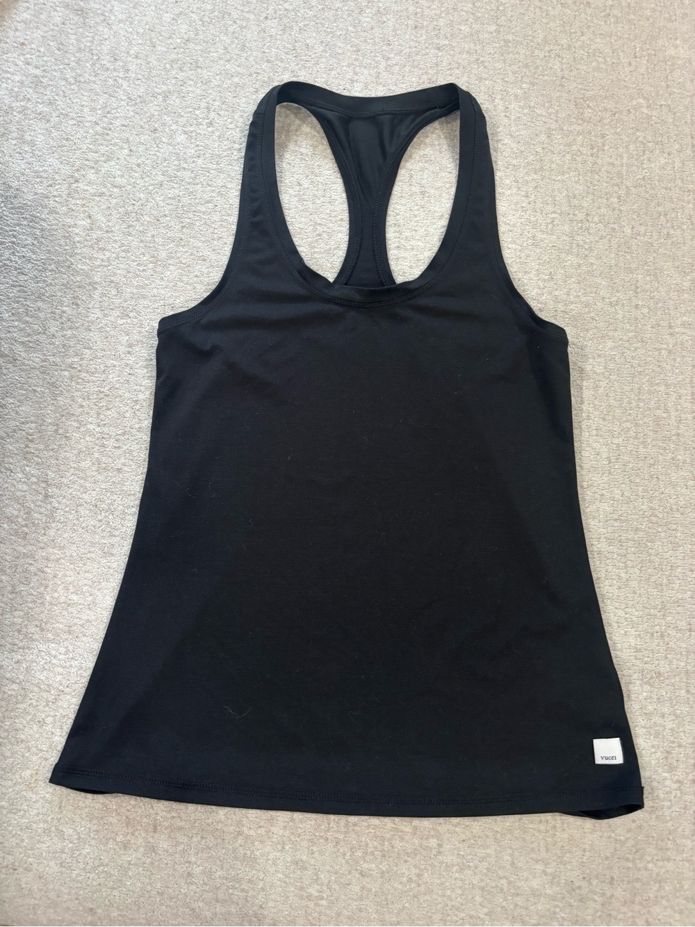 Vuori Black Racerback Athletic Tank